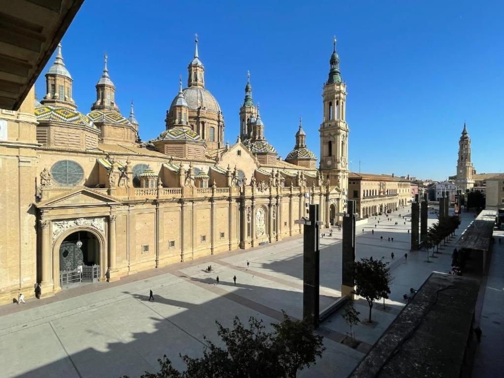 Vtz El Balcon A La Basilica I - Vistas Inmejorables A La Basilica Del Pilar! Appartement Zaragoza Buitenkant foto